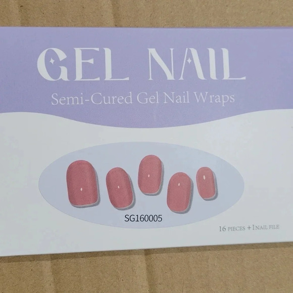 Cherry Blossom Pink Gel Nail Polish Strips Wrap - Picture 2 of 2